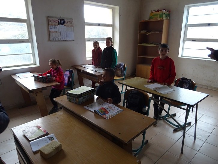 Klassenzimmer in Porocan.